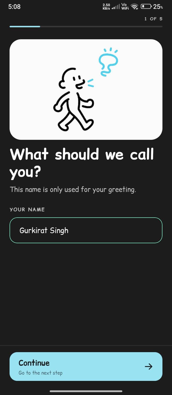 hmmm: Personal onboarding